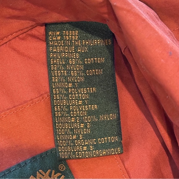 Timberland Men's Rust Jacket - Picture 4 of 4